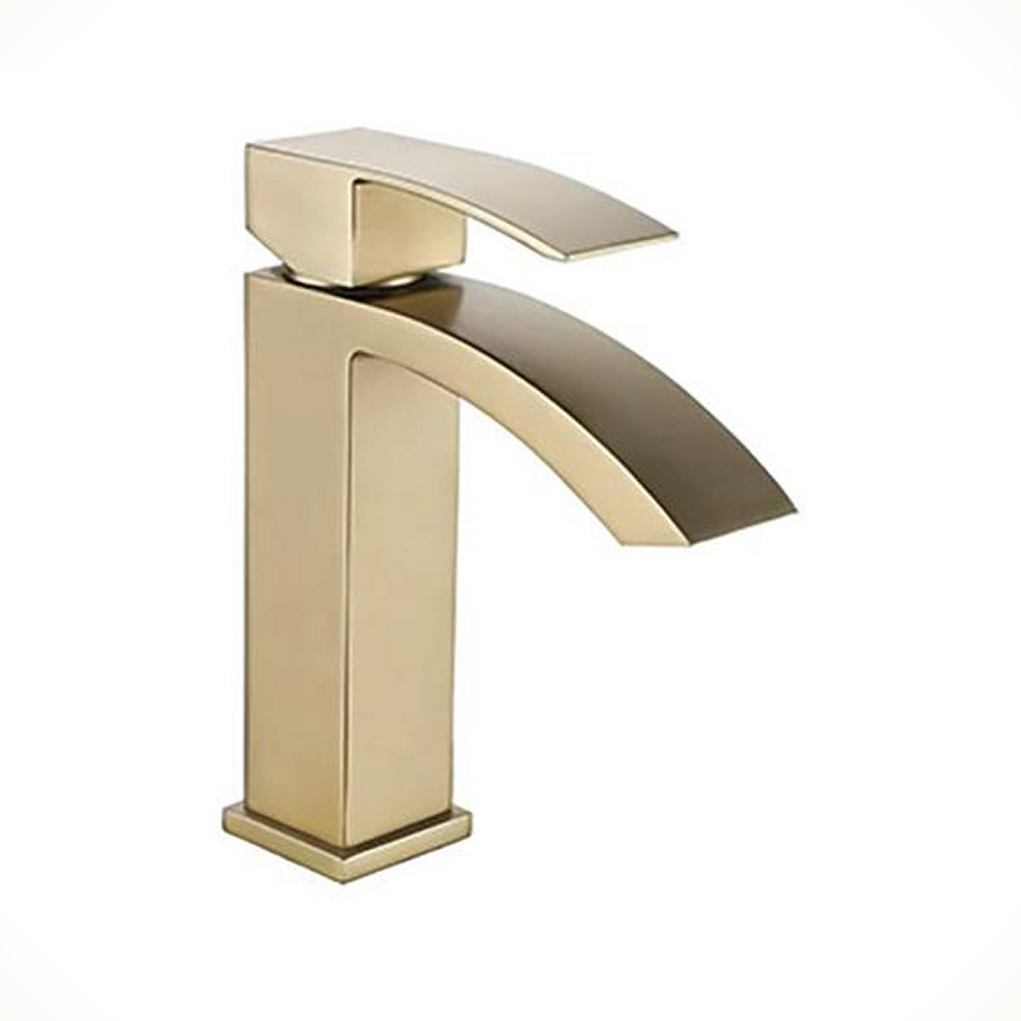 Brushed Gold 304 Stainless Steel Basin Faucet