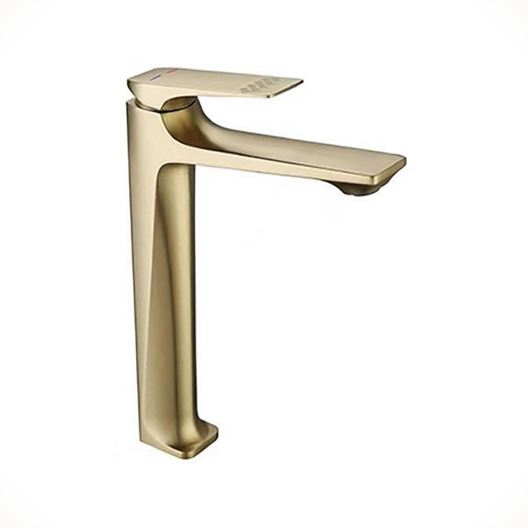 Brushed Gold Tall Basin Faucet